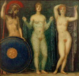 Les trois déesses Athéna, Héra et Aphrodite